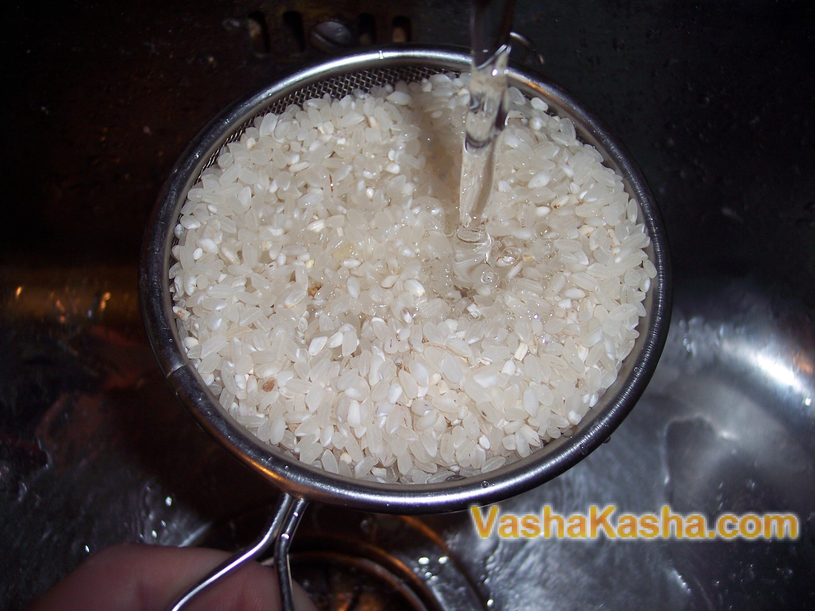 промывание риса